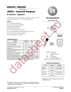 2N5457G datasheet  